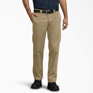 Dickies Slim Fit Work Pant #873 Straight Leg 34" x 34" Khaki Color - NWT